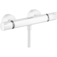 Змішувач з термостатом для душу HANSGROHE Ecostat Matt White 13116700