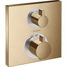 Термостат скрытого монтажа двухрежимный Brushed Bronze HANSGROHE Ecostat Square 15714140