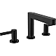 Смеситель для умывальника на 3 отверстия с донным клапаном push-open Matt Black HANSGROHE Finoris 110 76033670