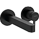 Змішувач для умивальника зі стіни Matt Black HANSGROHE Finoris 165 76051670
