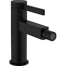 Смеситель для биде с донным клапаном push-open Matt Black HANSGROHE Finoris 76200670