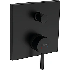 Смеситель скрытого монтажа для ванны/душа, верхняя часть Matt Black HANSGROHE Finoris 76415670