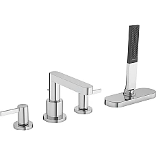 Змішувач врізний на край ванни 4 отв з sBox Chrome HANSGROHE Finoris 76444000