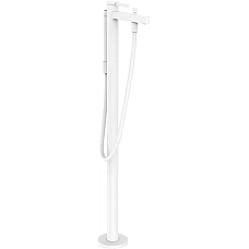 Смеситель для напольной ванны Matt White HANSGROHE Finoris 76445700
