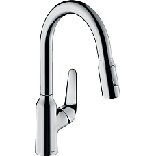 Смеситель для кухни с выдвижным изливом HANSGROHE M42-H180 71801000
