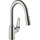Смеситель для кухни с выдвижным изливом HANSGROHE M42-H180 Stainless Steel Finish 71801800
