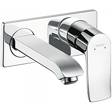 Змішувач для раковини зі стіни хромований HANSGROHE Mertis 165 мм LowFlow 31251000