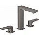 Смеситель для умывальника на 3 отверстия Brushed Black HANSGROHE Metropol 160 32515340