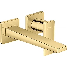 Змішувач для раковини зі стіни 225 мм Polished Gold Optic HANSGROHE Metropol 32526990 