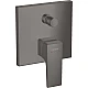 Змішувач прихованого монтажу для ванни, душу Brushed Black HANSGROHE Metropol 32545340 