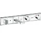 Термостат скрытого монтажа для ванной на 2 клавиши Chrome/White HANSGROHE RainSelect 15359400