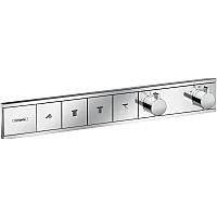 Термостат прихованого монтажу на 4 клавіші Chrome HANSGROHE RainSelect 15382000