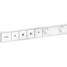 Термостат прихованого монтажу на 4 клавіші Matt White HANSGROHE RainSelect 15382700
