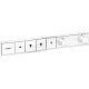 Термостат прихованого монтажу на 4 клавіші Matt White HANSGROHE RainSelect 15382700