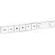 Термостат прихованого монтажу на 5 клавіші Matt White HANSGROHE RainSelect 15384700 