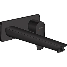 Змішувач для раковини зі стіни прихованого монтажу, 225 мм Matt Black HANSGROHE TALIS E 71734670