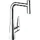 Смеситель кухонный с вытяжным изливом Sbox HANSGROHE TALIS Select 300 2jet 73867000