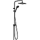 Душова система 1jet Reno Matt Black HANSGROHE Vernis Shape Showerpipe 230 26282670