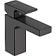 Смеситель для умывальника с донным клапаном pop-up Matt Black HANSGROHE Vernis Shape 100 71561670