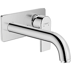 Змішувач для раковини зі стіни прихованого монтажу 205 мм Chrome HANSGROHE Vernis Shape 71578000