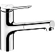 Змішувач кухонний з витяжним виливом sBox Lite Chrome HANSGROHE Zesis M33 150 2jet 74803000