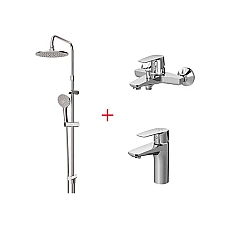 Набір змішувачів для ванни AM.PM Gem F90E02100 + F90E10000+ F0790000