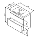 Тумба з умивальником AM.PM Like M80-FSX0802-WC0802-38