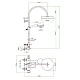 Душова система FIORE X-TERMO 31CR0988 хром