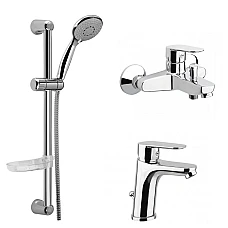 Набор смесителей FIORE KEVON KEVONSET3X1 хром