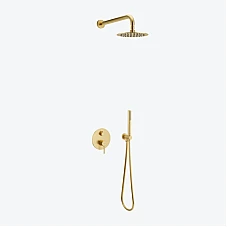 Душова система прихованого монтажу Excellent PI (AREX.SET.1245GB) матове золото