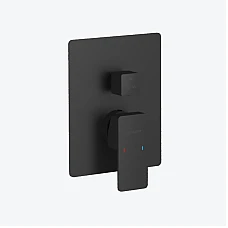 Змішувач для ванни/душу прихованого монтажу 3 функційний Excellent Keria (AREX.2047BL) чорний