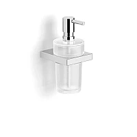 Диспенсер для мыла жидкого /8 × 11 × 17.5 cm / скло, хром / Stella Kobe