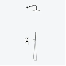 Душова система прихованого монтажу 3-функційний Excellent PI (AREX.SET.1247CR) хром