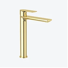 Змішувач для умивальника високий Excellent Glad золото