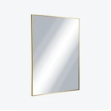 Зеркало прямоугольное 80x60 Excellent Kuadro золото матовое