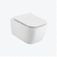Унітаз підвісний безобідковий 49х34 з сидінням Soft Close Excellent Doto S (CEEX.1609.495.WH)