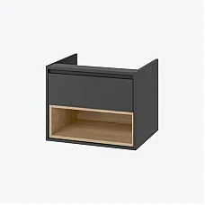 Шафка підвісна під раковину Excellent Tuto 60 сірий/дуб