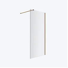 Душова перегородка 1200х2000 Excellent Vidoq Walk-in матова мідь