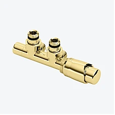 Термостат радіаторний правий Excellent Volaro 2.0 золото