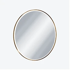 Зеркало светодиодное 80 Excellent Corido матовая медь
