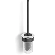 Щітка для санвузла з підвісним тримачем 10 × 11.5 × 40.5 cm чорний matt | Stella MEGAN