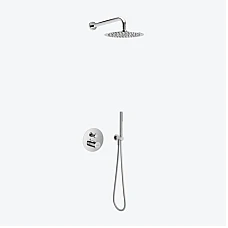 Душевая система скрытого монтажа 3-функциональный Excellent PI (AREX.SET.1248CR) TERMO хром