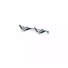 Крючок двойной (2шт) | 13 × 4 × 2.5 cm хром | Stella DODATKI