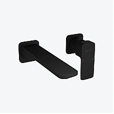 Смеситель для умывальника настенный Excellent Keria (AREX.2014BL) черный