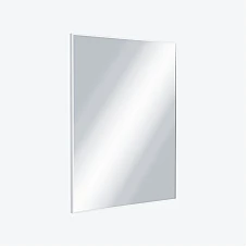 Дзеркало прямокутне 80x60 Excellent Kuadro біле
