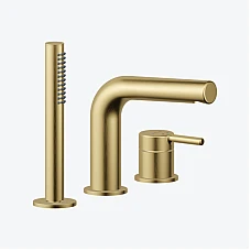 Смеситель на борт ванны Excellent PI (AREX.1234GB) матовое золото