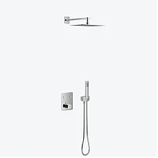 Душова система прихованого монтажу термостатичний 2 функції Excellent KROTOS RAIN TERMO
