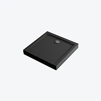 Душовий піддон квадратний 90х90 Excellent Forma X чорний