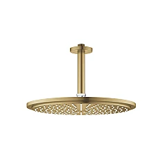 Верхній душ GROHE Rainshower Cosmopolitan 310 зі стельовим кронштейном 142 мм, золото матове, 26067GN0