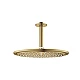 Верхній душ GROHE Rainshower Cosmopolitan 310 зі стельовим кронштейном 142 мм, золото матове, 26067GN0